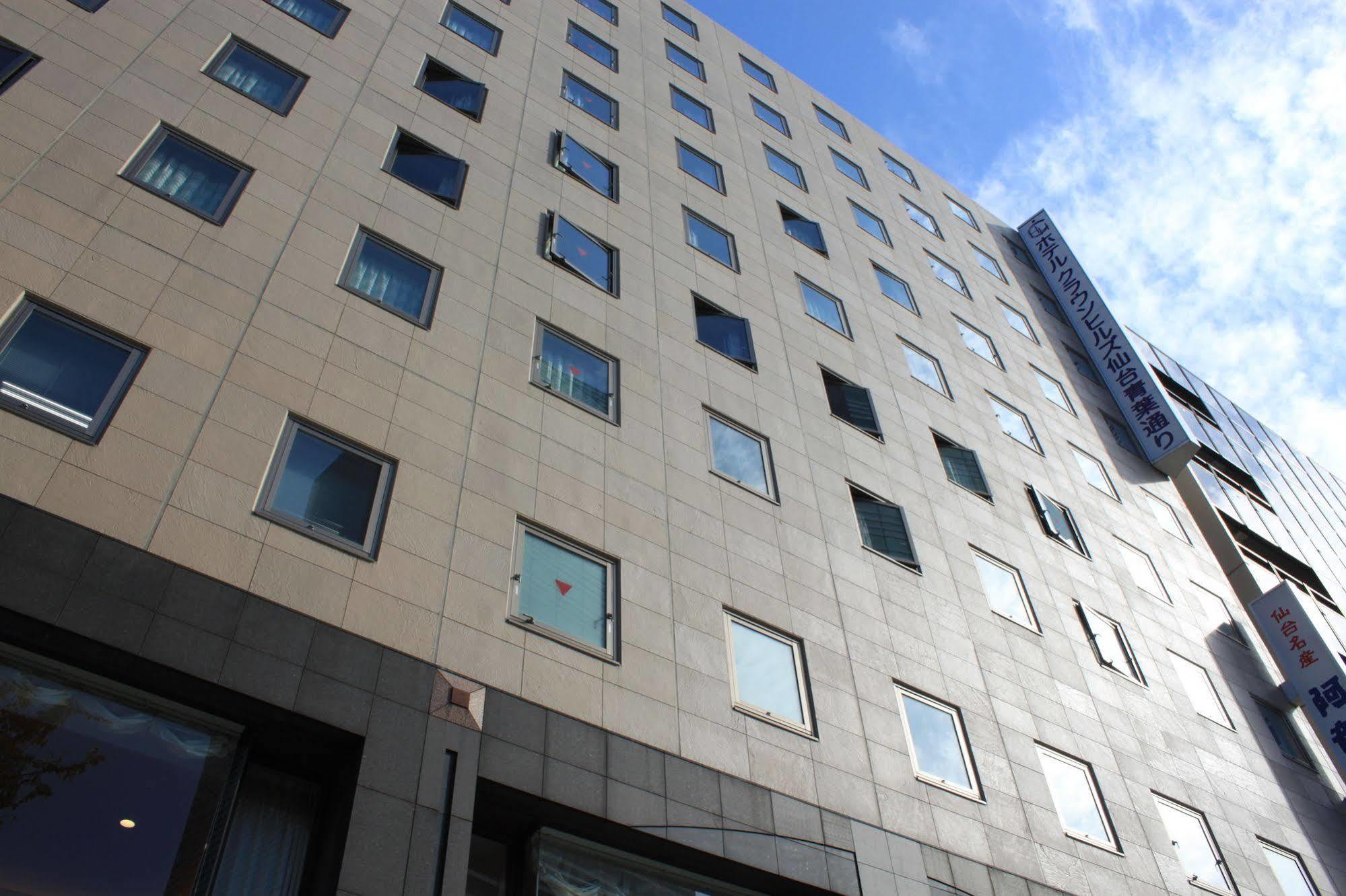 Hotel Crown Hills Sendai Aobadori Eksteriør bilde
